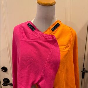 2 Zara V-neck sweaters